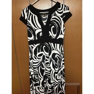 AB Dtudio Women’s Geometric Design Dress Size S